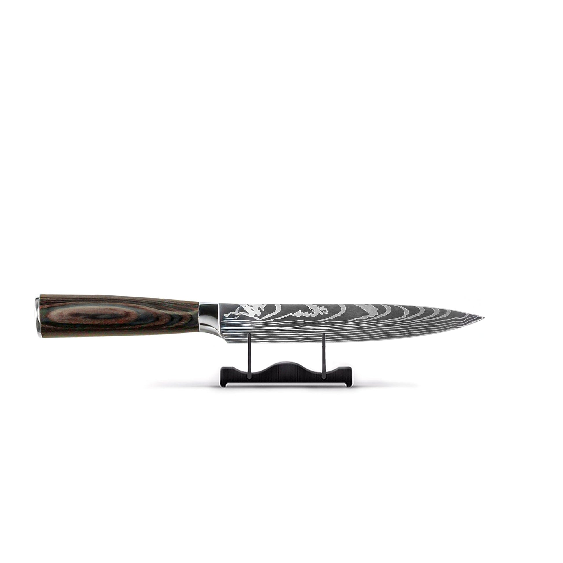 Shinrai Knives - Damascus Print 14-delige Messenset - Master collection XL set + Blok Messenset met blok Shinrai Knives 