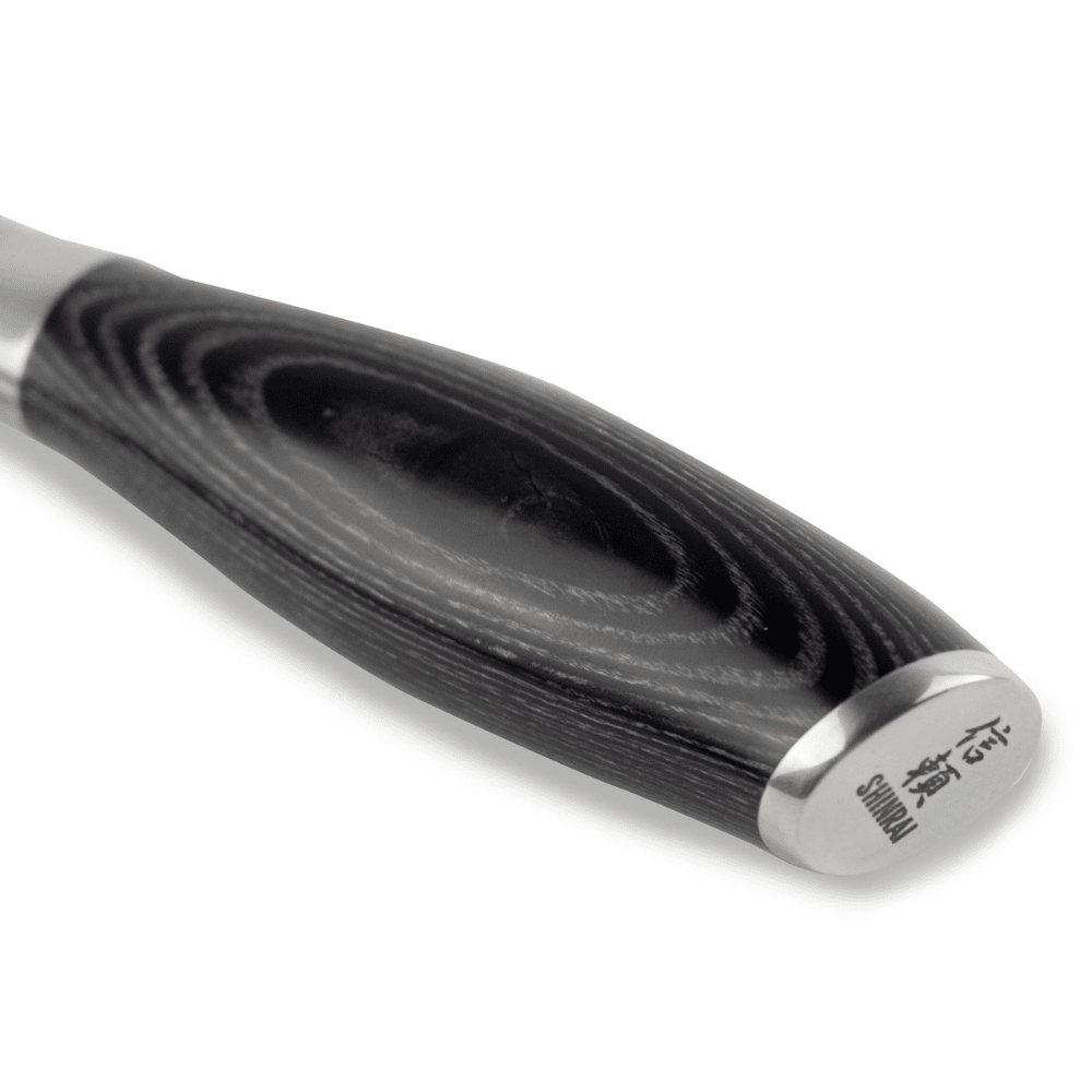 Shinrai Japan - Couteau de chef en bois Damas Pakka 20 cm