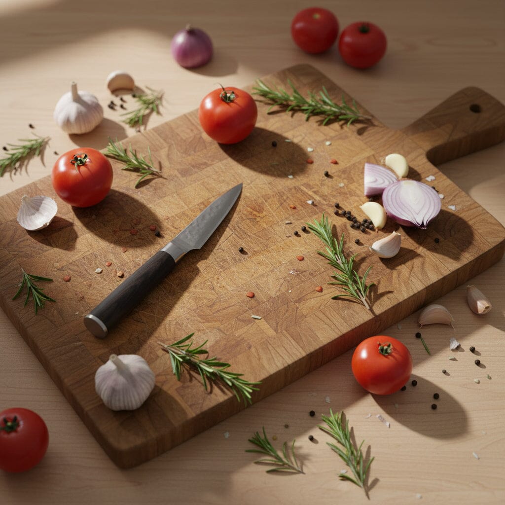 Shinrai Knives - Hammered Damast BR 5-Delige Messenset Messenset Shinrai Knives 