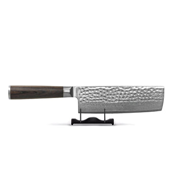 Shinrai Knives - Hammered Damast BR Nakiri mes 18 cm Nakirimes Shinrai Knives 