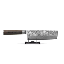 Shinrai Knives - Hammered Damast BR Nakiri mes 18 cm Nakirimes Shinrai Knives 