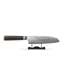 Couteaux Shinrai - Couteau Santoku BR martelé Damask 18 cm Couteau Santoku Shinrai Knives
