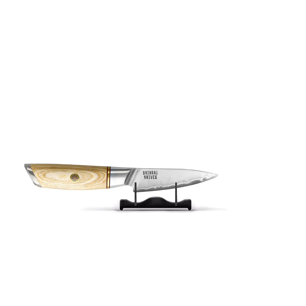 Shinrai Knives - Hikari Damascus Mega Bundel - All you need Messenset met blok, snijplank en slijpsteen Shinrai Knives 
