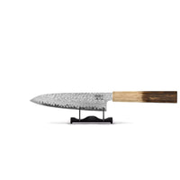 Shinrai Knives - Jōnetsu Damascus Santoku mes 18 cm Santokumes Shinrai Knives 