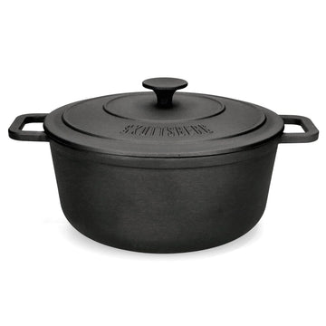 Skottsberg - Cast Iron Braadpan 28 cm rond met deksel Braadpan Skottsberg 