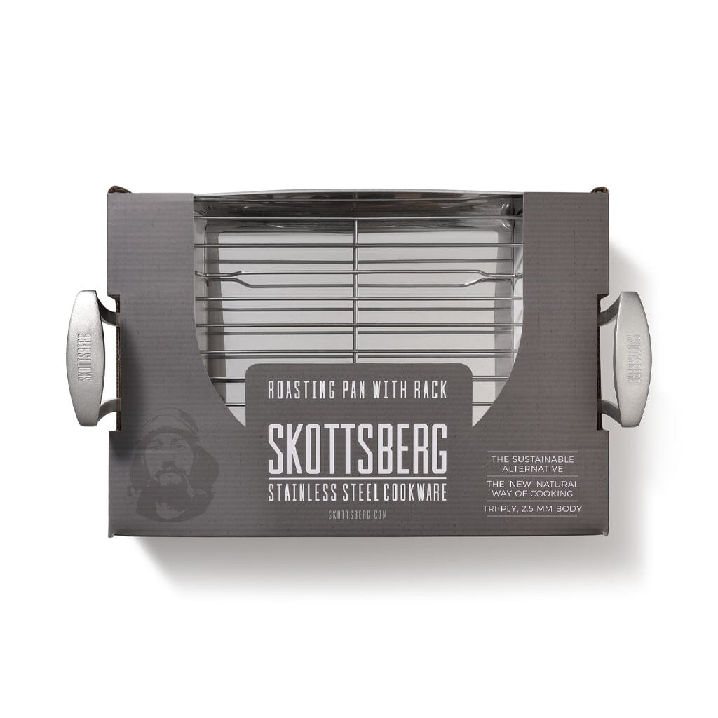 Skottsberg - Stainless Steel Braadslede 35 x 25 cm Braadslede Skottsberg 