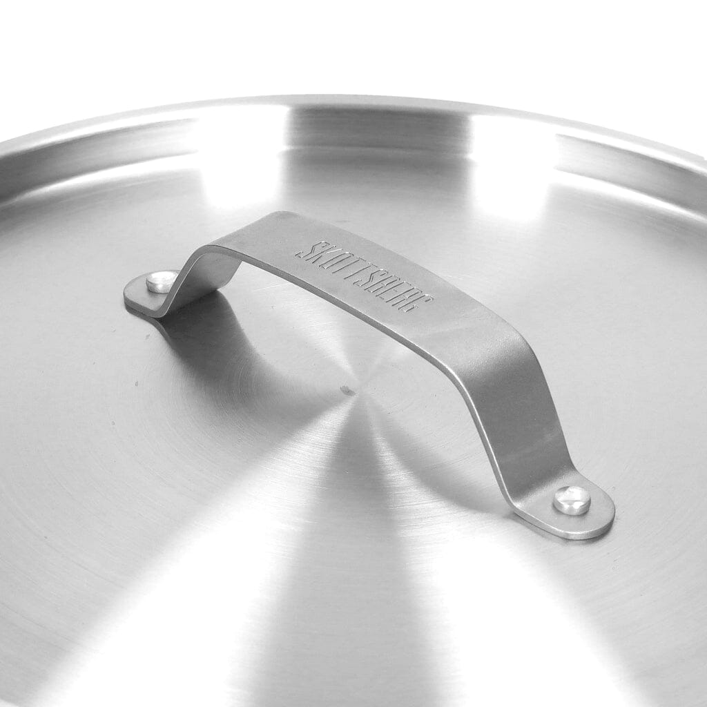 Skottsberg - Stainless Steel Hapjespan 28 cm met deksel Hapjespan Skottsberg 