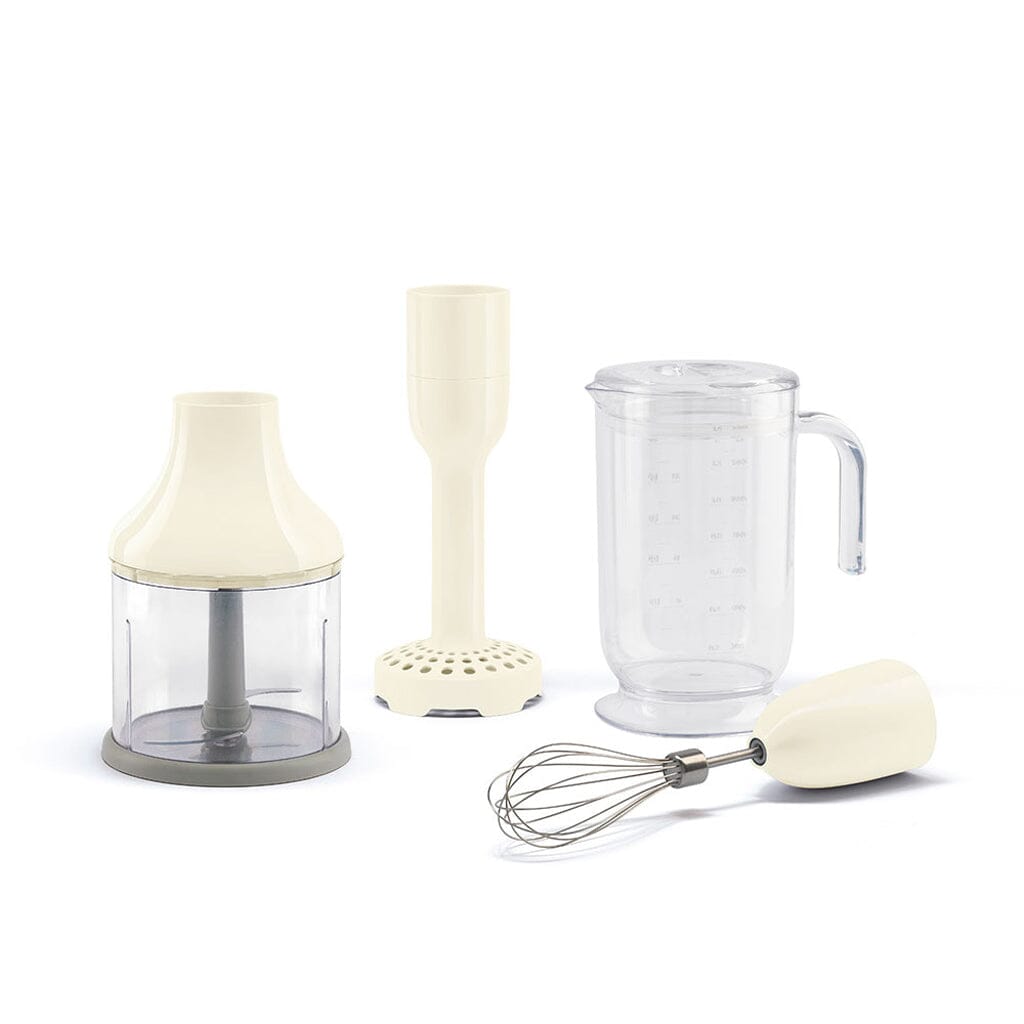 Smeg - Accessoires | 4 accessories set, Crème, Beaker, Chopper, Whisk, Masher Accessoireset Smeg 