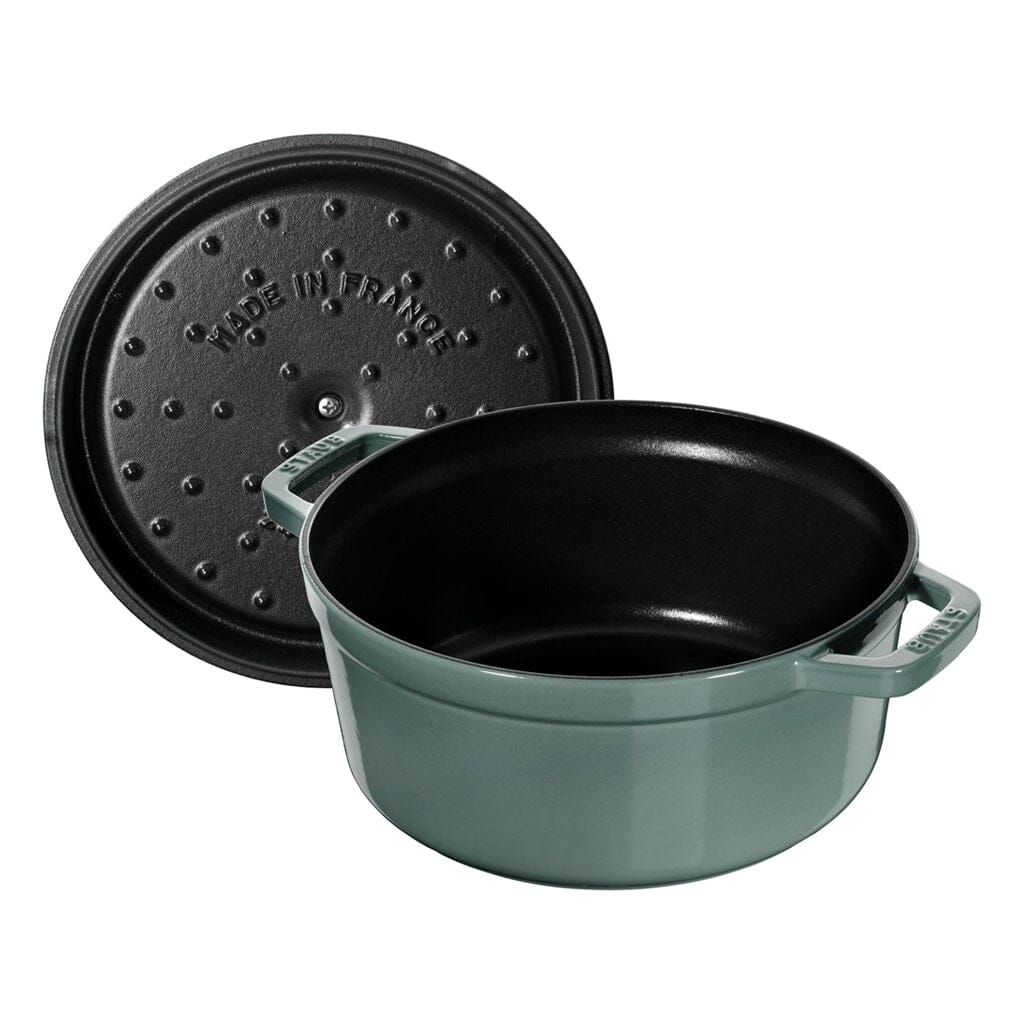 Staub - Round cocotte 24 cm - eucalyptus – KookGigant