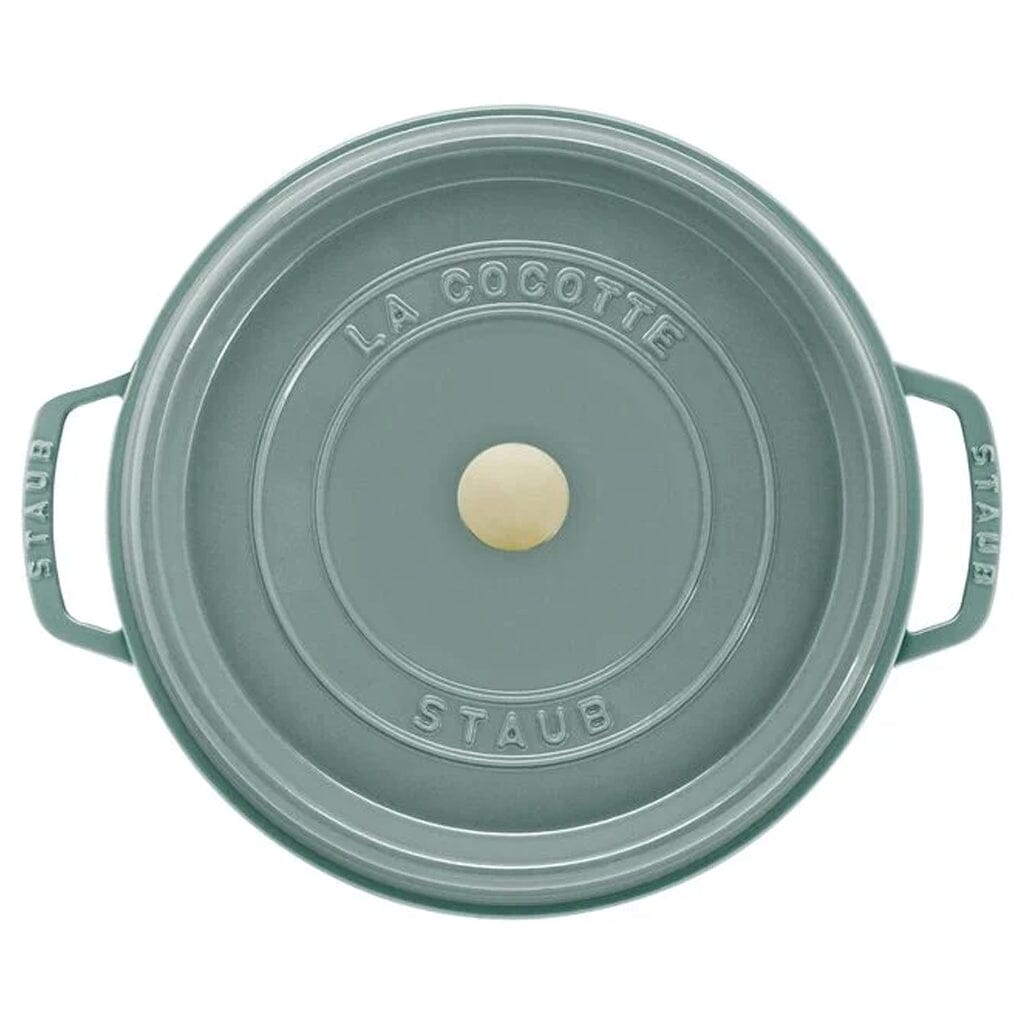 Staub - Round cocotte 28 cm - eucalyptus – KookGigant Staub - Round cocotte 28 cm - eucalyptus – KookGigant