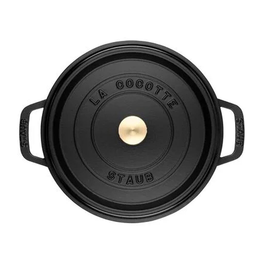 Staub - Round cocotte 28 cm - black – KookGigant