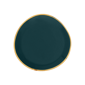 Culture de la nature en ville - Bonjour - Assiette - Bleu-vert - Ø9 cm Culture de la nature en ville