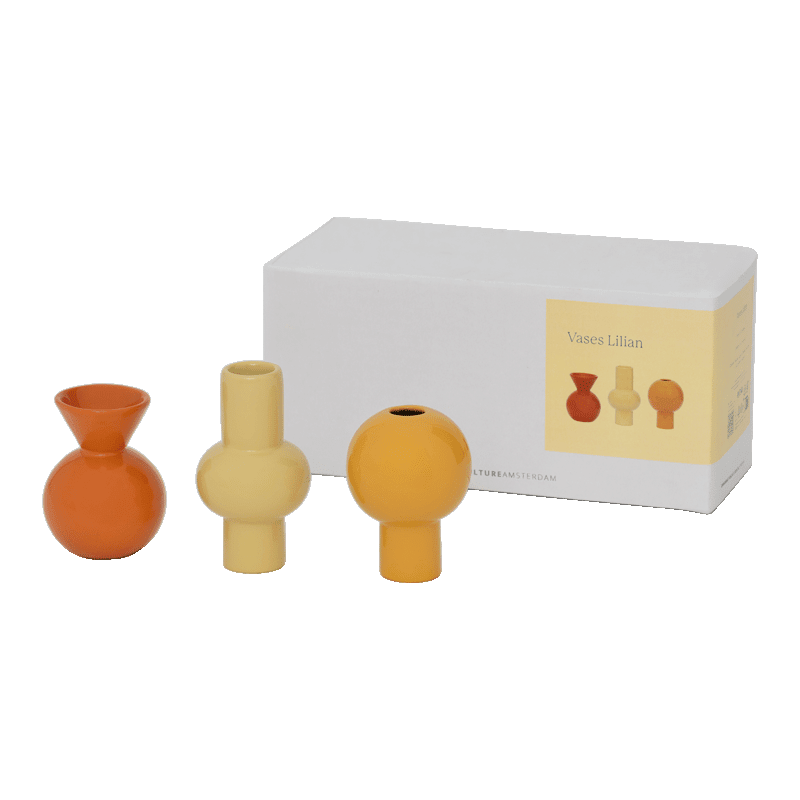 Urban Nature Culture - Mini Vazen Lillian - set van 3 Urban Nature Culture 