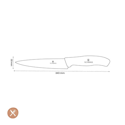 Victorinox - Koksmes Swiss Classic Zwart 12 cm Victorinox 