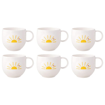 Villeroy & Boch - With Love - Mok Hello Sunshine, Set van 6 Villeroy & Boch 