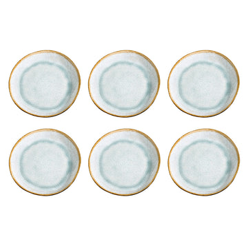 Medard de Noblat - Shadow Aqua Dessert Plate 20.5 cm (set of 6)