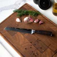 Japanse Damascus Print - Broodmes 20 cm Keukenmessen Shinrai Japan 