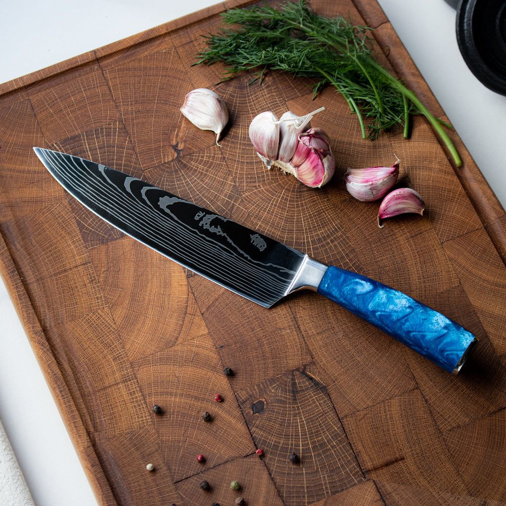 Epoxy Sapphire Series - Chef's knife – ShinraiKnives