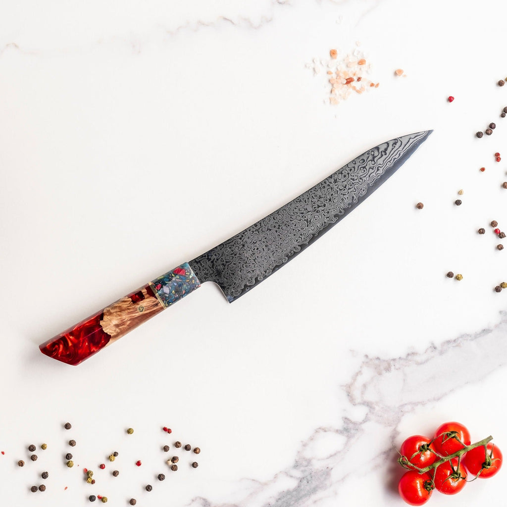 Special Edition - Diamond Epoxy Jewels Series - Chef's knife