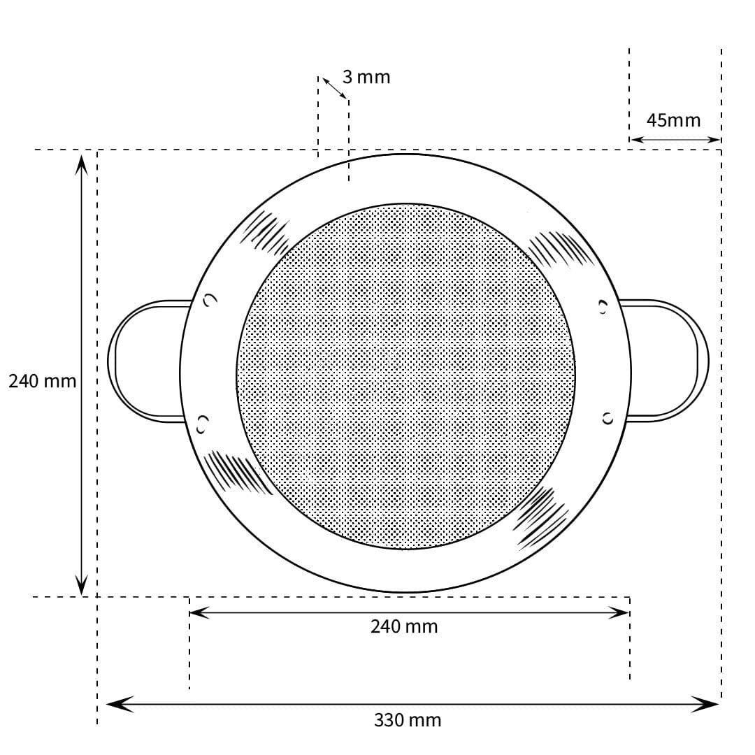 Satake - Hapjespan 24 cm anti-aanbaklaag Hapjespan Satake 